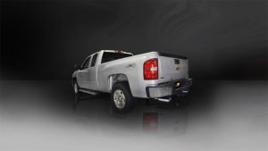 Chevrolet Silverado Performance Exhaust - Dual Rear Exit - CORSA Performance - Sport Cat-Back - Polished - `11-`13